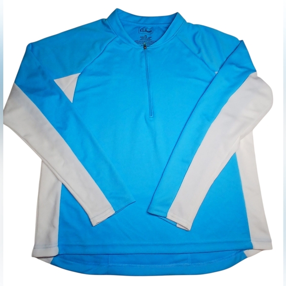 L.L. Bean Tops - L.L.Bean Women’s XL Blue Half Zip Active Pullover Top